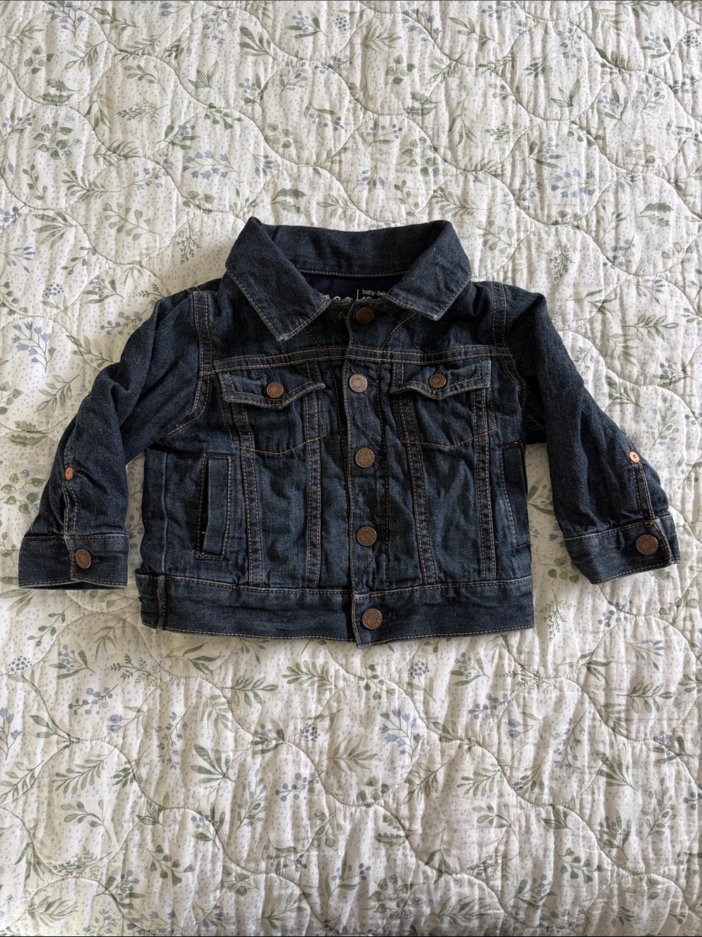 BABY GAP || Dark Blue Lined Denim Jacket